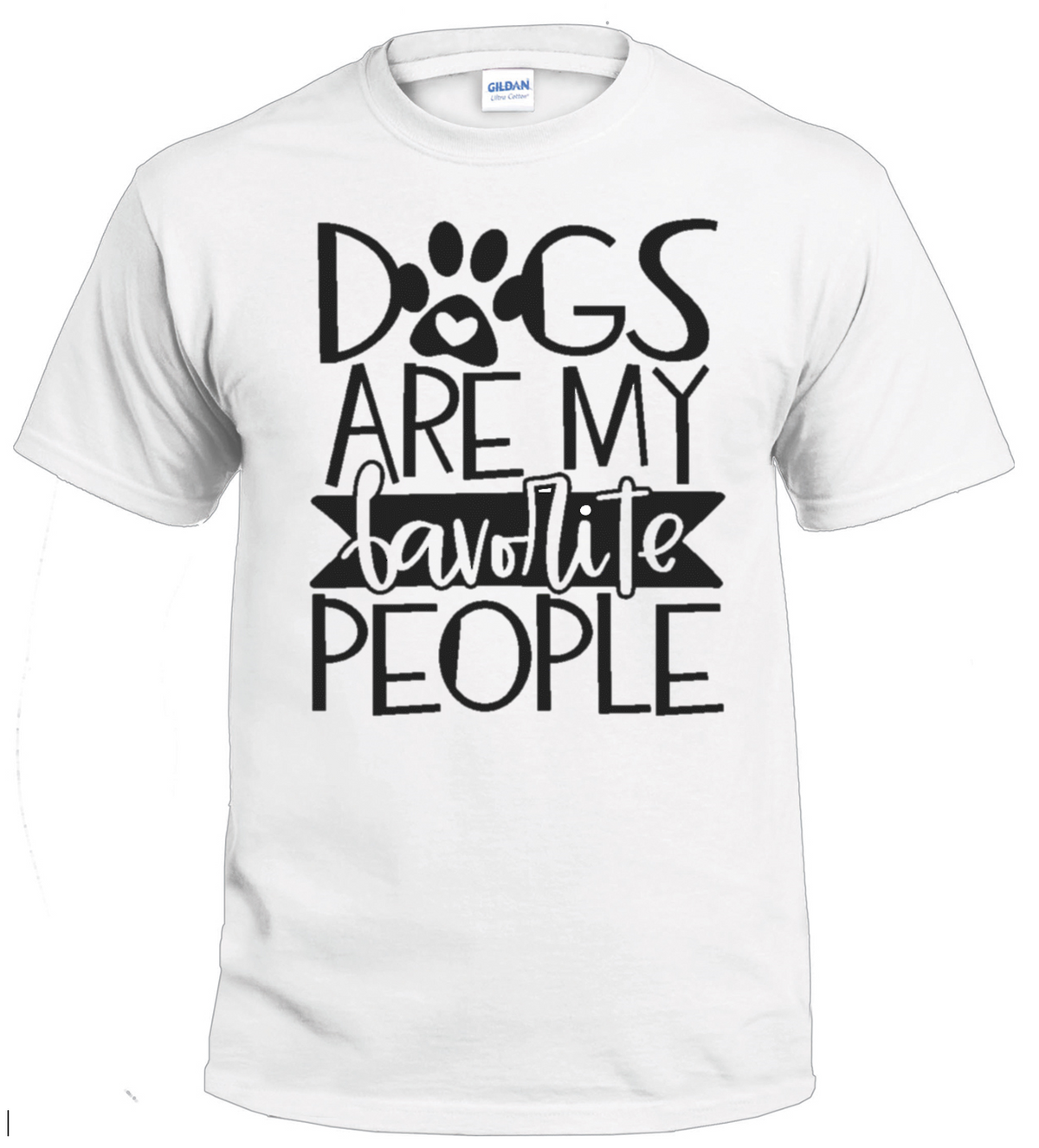 Dogs Are My Favorite People 2 dog parent t-shirt