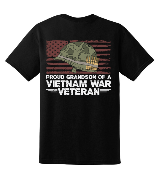 Proud Grandson of a Vietnam War Veteran t-shirt