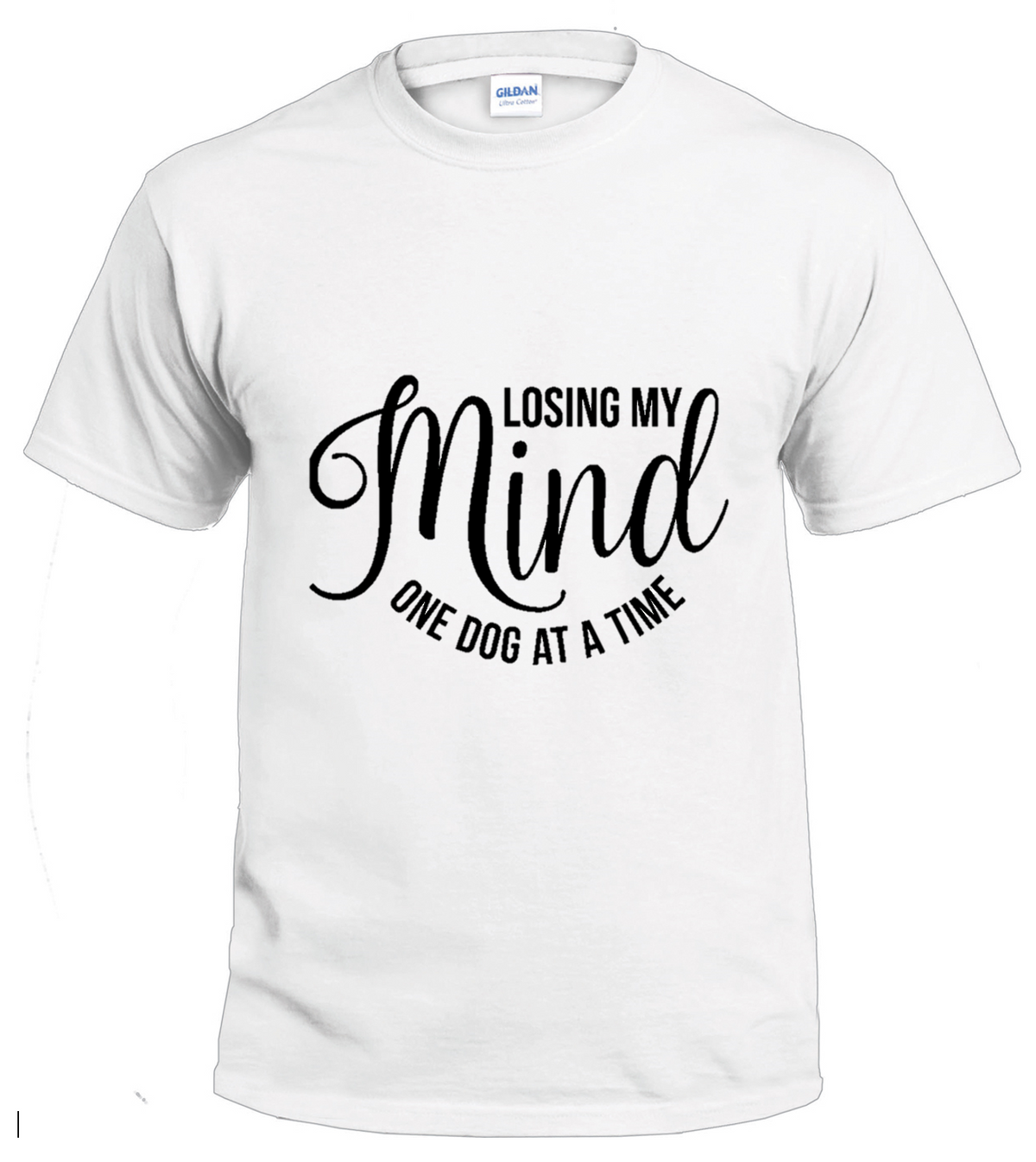 Losing My Mind One Dog At a Time dog parent t-shirt