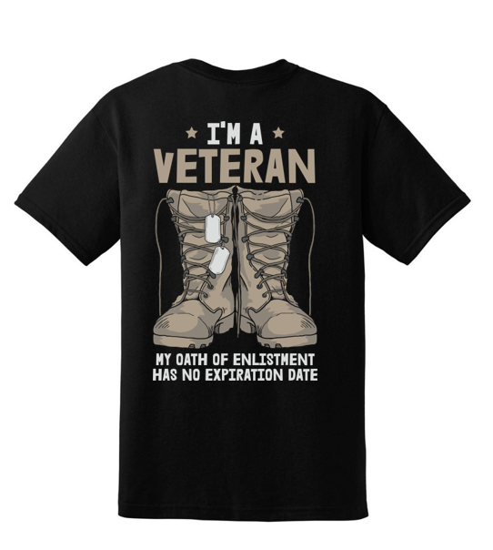 I'm a Veteran t-shirt