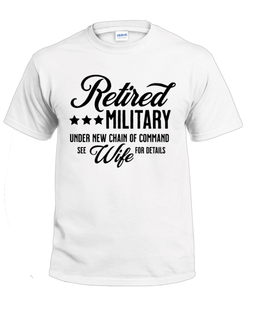 Retired Military t-shirt