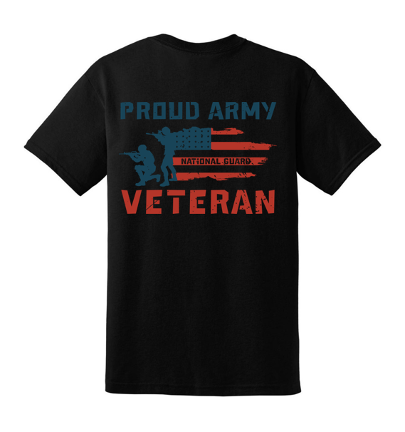 Proud Army National Guard Veteran t-shirt