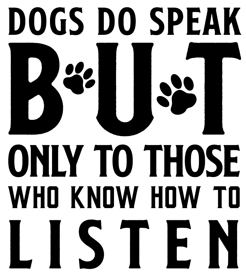 Dogs Do Speak dog parent t-shirt