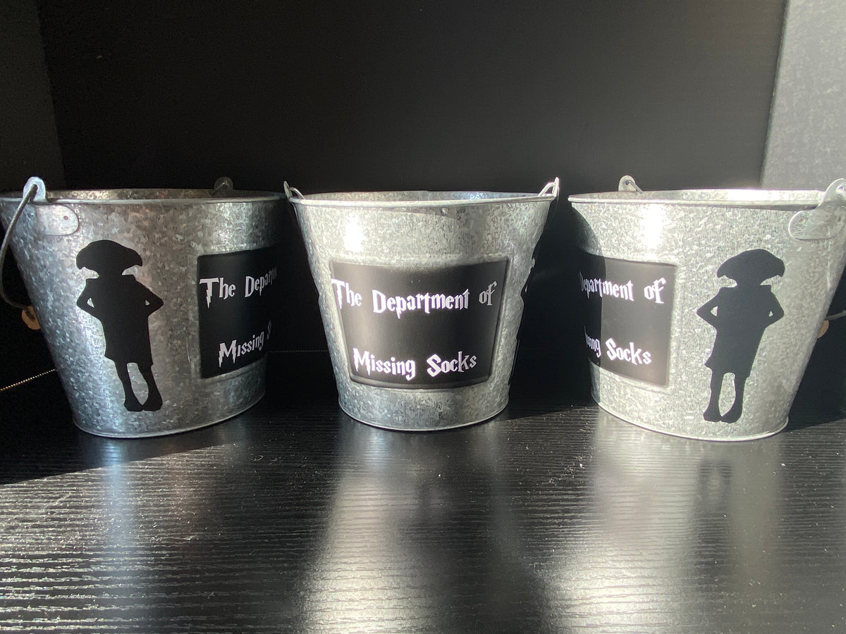 Potter "The Department of Missing Socks" Bucket with Dolby
