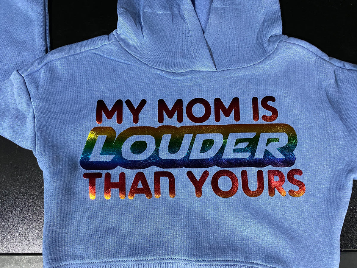 My Mom Is Louder Than Yours kid's shirt