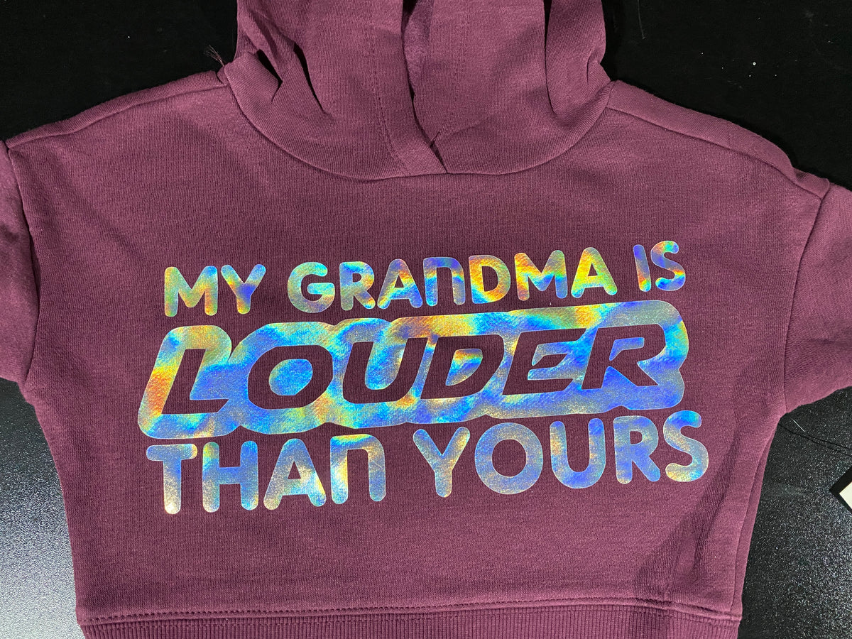 My Grandma Is Louder Than Yours kid's shirt