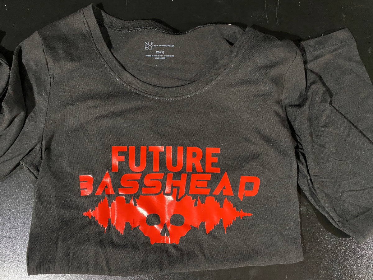 Future Basshead with Skull kid's shirt