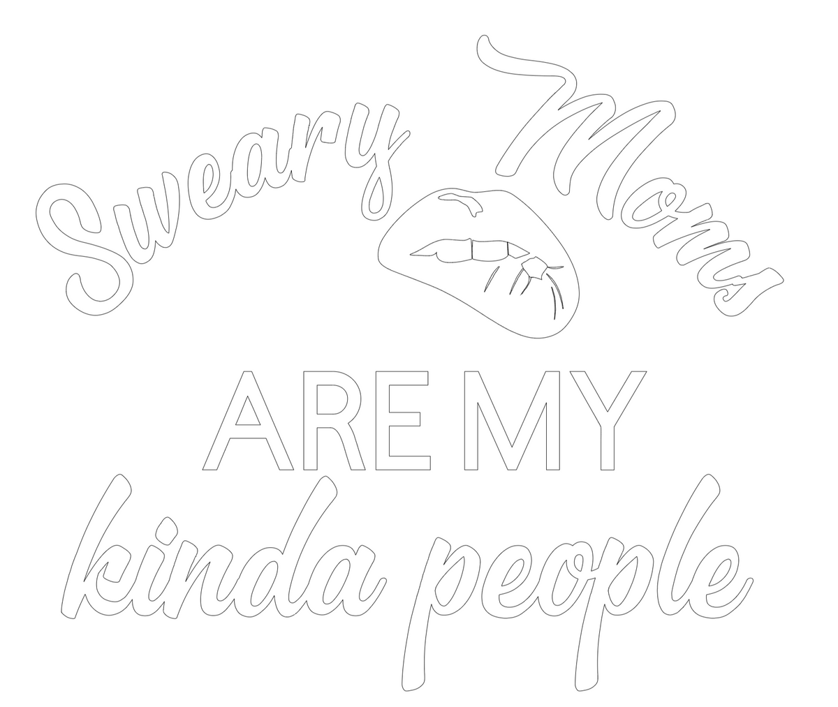 Sweary Moms vinyl decal stickers